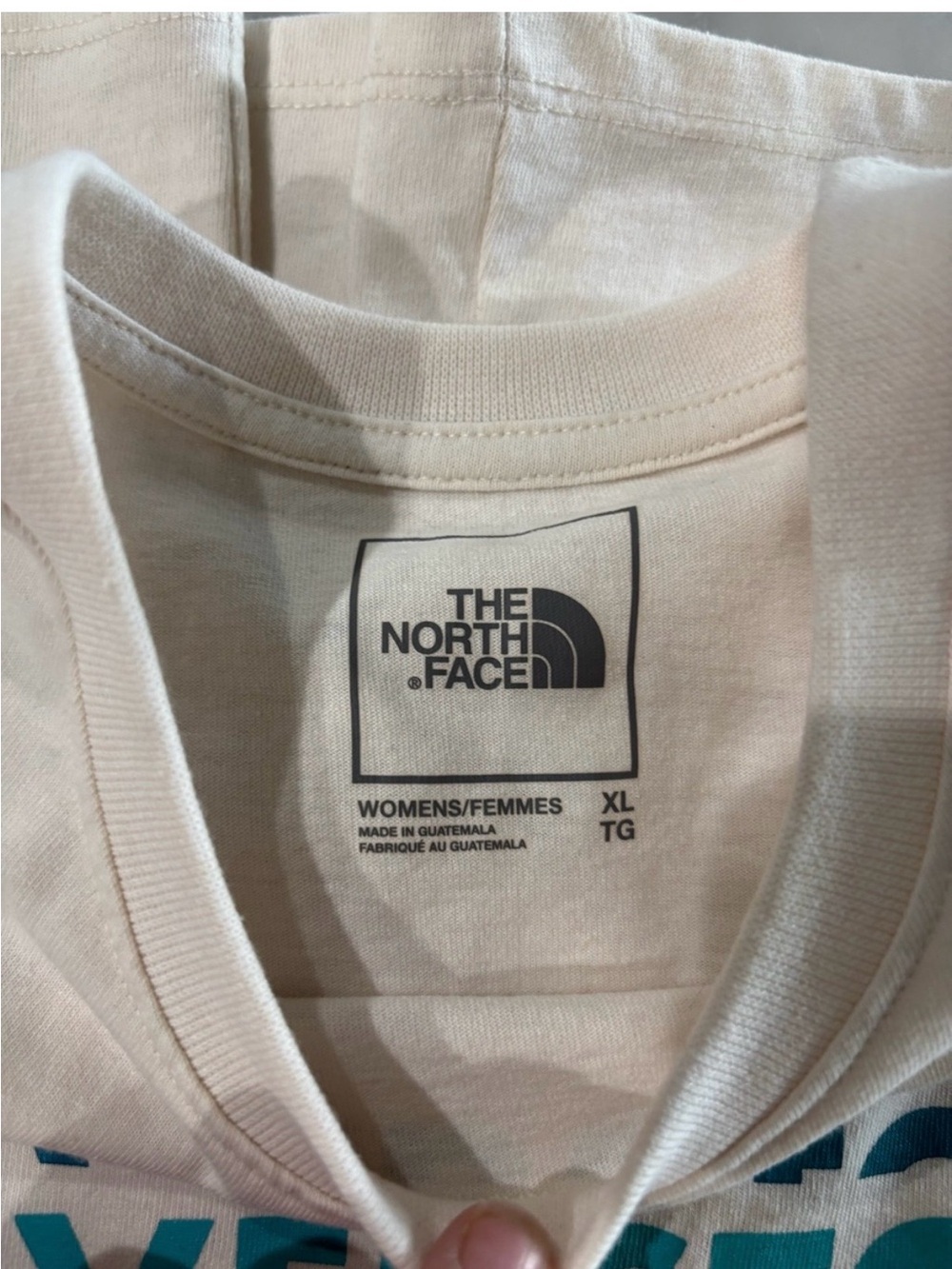 💚 $5 Deals- The North Face White 'Never Stop Exploring' Graphic Tee - Picture 4 of 5